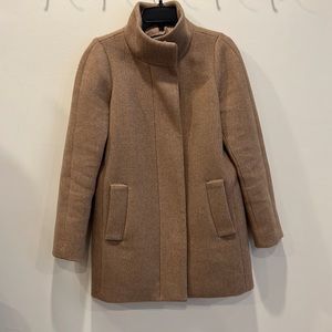 Like new tan Jcrew pea coat!!